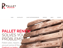 Tablet Screenshot of palletrenew.com